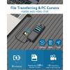 High-Definition Night Vision Recorder, 1080P High-Definition Screen Magnetic Small Camera, 180 Rotatable Lens, Support Live Playback, Segmented Storage view 2
