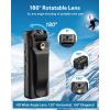 High-Definition Night Vision Recorder, 1080P High-Definition Screen Magnetic Small Camera, 180 Rotatable Lens, Support Live Playback, Segmented Storage view 4