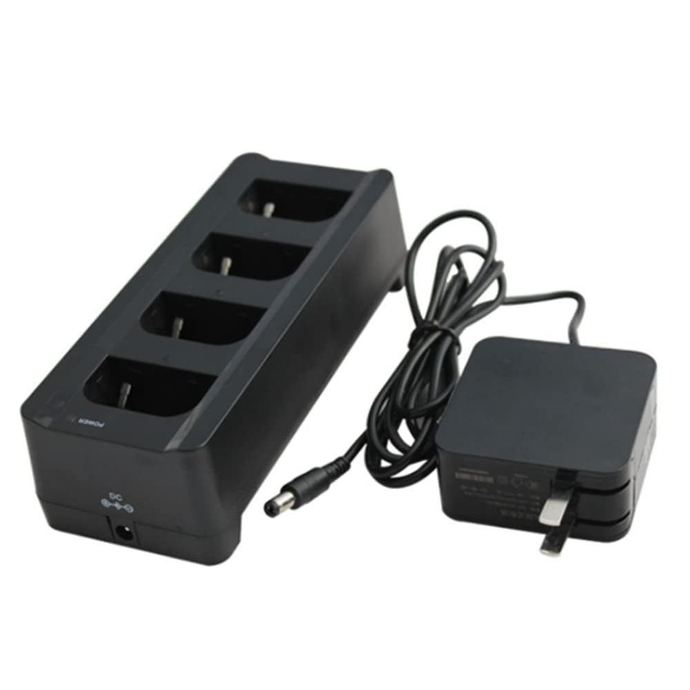 Sveymappe Four Bay GPS Charger for S82 BTNF-L7408W Battery, 12V Input, 3.7V Output