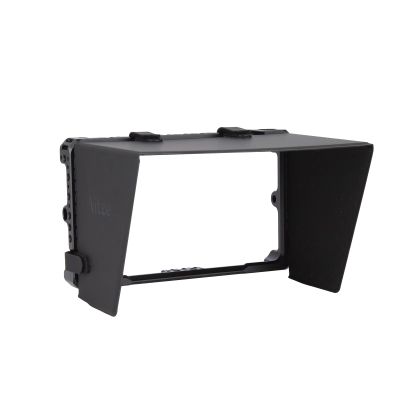 Nitze LH7P / LH7H Cage with NATO Rail Design for PortKeys Monitor with PU Leather Sunhood