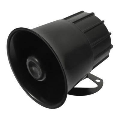 Housoutil 12v Alarm Speaker Outdoor Pa Horn Splashproof Sound Output for Cars Trucks Motorcycles Warning System for Emergency Situations