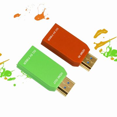 Lcantve Mini 8K@60Hz HDMI2.1 Fiber Extender, Uncompressed HDMI Video Fiber Extender, Up to 100m Over OM5 Multi-Mode LC Fiber, 48Gbps Bandwidth