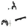 CAMVATE Camera Clamp Mount + Crab clamp + Double Microphone Mounts Bracket view 1