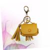 Hemobllo Pu Leather Earphone Cover for Stylish Headset Protector Vibrant Yellow Case for Outdoor Activities Prevents Scratches and Daily Damage view 3