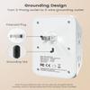 LENCENT 2 to 3 Prong Outlet Adapter, 3 to 2 Prong Grounding Adapter view 3