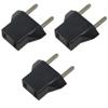 BudgetBundles 3-6 European Euro EU to US USA Travel Wall Power Plug Outlet Converter Adapter (3 Pack) view 1
