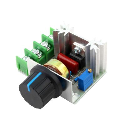 AC 4000W 2000W Voltage Regulator 220V Motor Dimmer Speed Controller 220V to 12V 24V Transformer Thermostat Electronic Module (Color : 2000W)