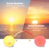 iEasy Wake up Light Sunrise Alarm Clock for Everyone, Sunrise Sunset Simulation, Sleep Aid, Dual Alarms, FM Radio, Snooze, Nightlight13 Colors 23 Sleep Sounds 28 Built-in Alarm Tone 32 Volumes Gift view 3