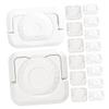 OSALADI 24pcs Outlet Covers Socket Safety Proofing Childproof Power Socket Protectors Design White view 1