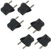 BudgetBundles 3-6 European Euro EU to US USA Travel Wall Power Plug Outlet Converter Adapter (6 Pack) view 1