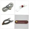 Angoily 15pcs Leather Winder Cable Clips Data Wire Winders Cable Organizer for Home Office view 2