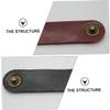 Angoily 15pcs Leather Winder Cable Clips Data Wire Winders Cable Organizer for Home Office view 3