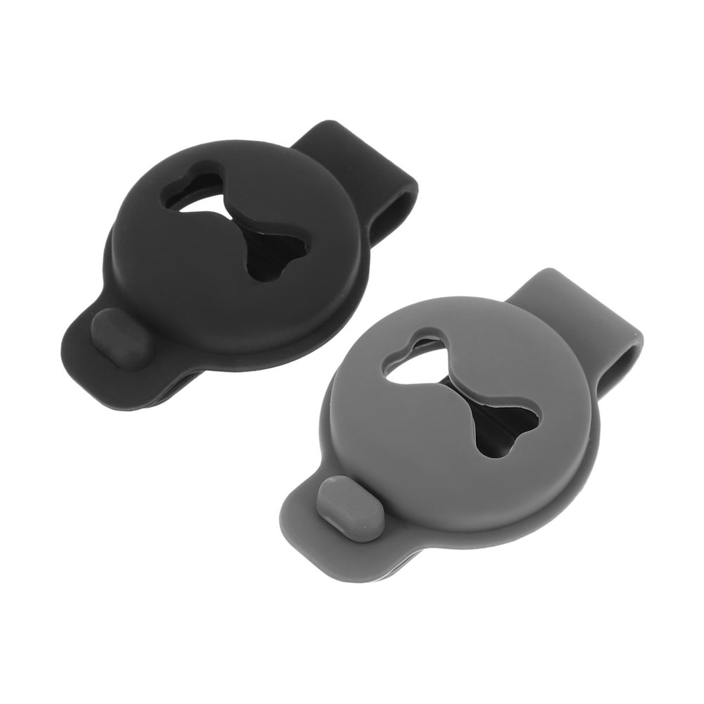 Homoyoyo 2pcs Dog Pattern for Shockproof Scratch-Resistant Non- Tracer Black Grey for Pets