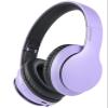 rockpapa E7 Over Ear Wireless Bluetooth Headphones with Mic Without Travel Case, Foldable Wired/Wireless Headphones with Microphone for Kids Childrens Boys Girls Teen Youth Adult Purple Black view 1