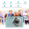 Camnoon Portable Digital Camera 48MP 1080P 2.4-inch IPS Screen 16X Zoom Auto Focus Self-Timer Face Detection Anti-Shaking Built-in Battery with Hand Strap Carry Pouch view 4