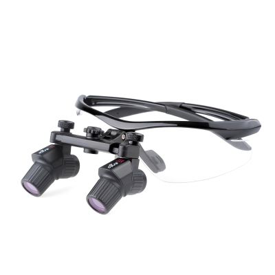 4.0X Titanium Frame Ergonomic Binocular Loupes Adjustable Magnifying Glasses Working Distance 450mm