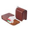Blummy Portable Camera Case for ESOXOFFORE Instant Camera with Pouch in Same Colour for USB Cable and Coloured Pencils (Box Only) (Brown) view 4