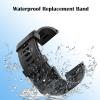 Gleenice 2 Pack Waterproof Replacement Band Compatible with Garmin Instinct, Soft Silicone Replacement Watch Strap Compatible with Garmin Instinct 2 / Instinct Esports / Solar / Tide / Tactical, view 3