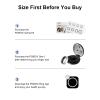 Smart Ring for Women Men- Sleep/Fitness/Stress/Heart Rate Tracker- Menstrual Records - 7 Days Battery Life - Wireless Charging - No APP Subscription - iOS & Android Compatible (Silver, Size 11) view 2