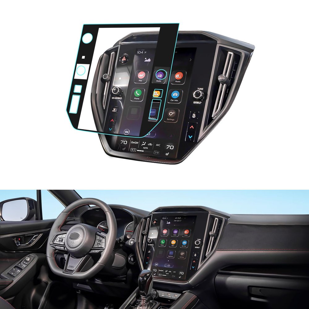 LUWU 2024 Subaru WRX Screen Protector - 11.6Inch Matte Tempered Glass Anti-glare Touchscreen Protective Film