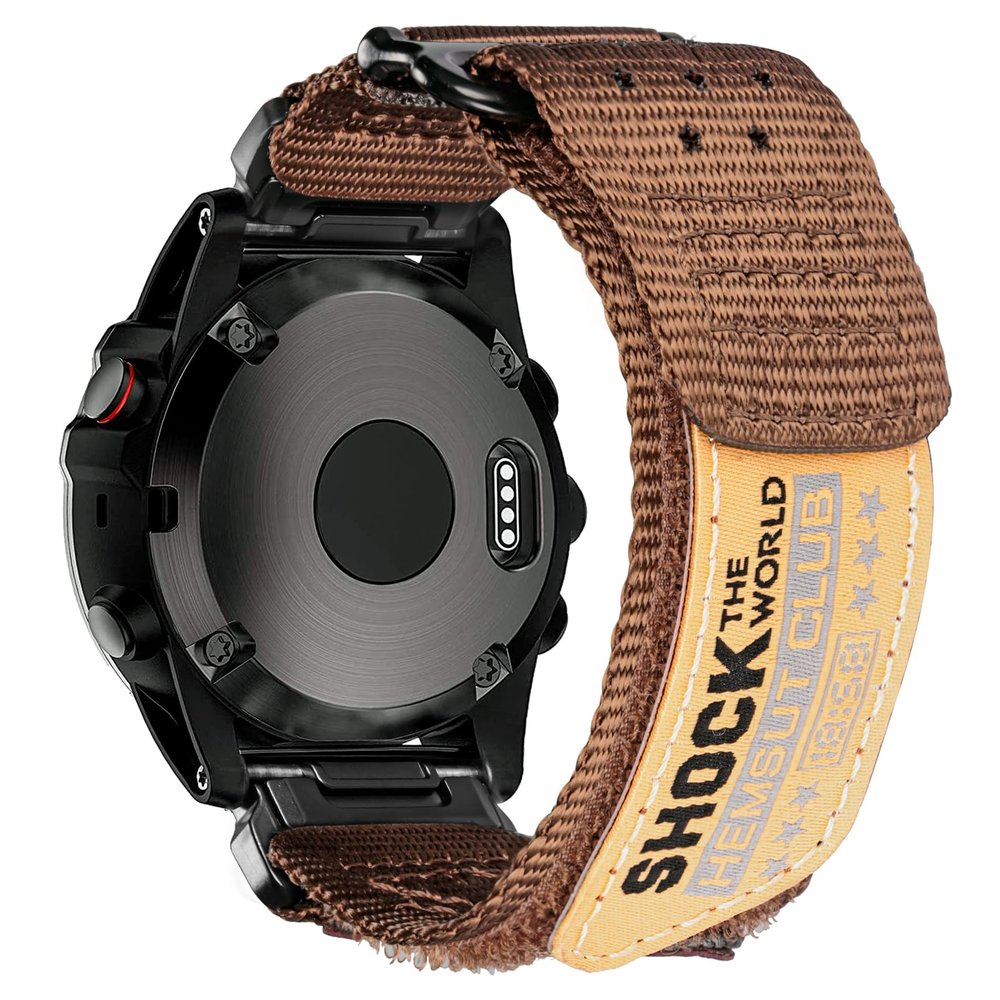 20mm Quick Fit Nylon Strap for Garmin Fenix 5S/5S Plus/6S/6S Pro/7S/8S (43mm) & Instinct 2S/2S Solar (40mm) - Breathable Adjustable Sports Band with Metal Buckle.