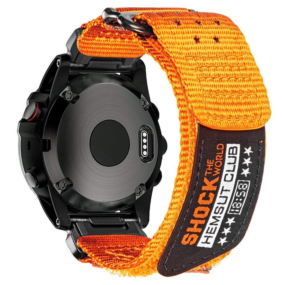 20mm Quick Fit Nylon Strap for Garmin Fenix 5S/5S Plus/6S/6S Pro/7S/8S (43mm) & Instinct 2S/2S Solar (40mm) - Breathable Adjustable Sports Band with Metal Buckle.