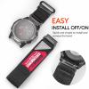 20mm Quick Fit Nylon Strap for Garmin Fenix 5S/5S Plus/6S/6S Pro/7S/8S (43mm) & Instinct 2S/2S Solar (40mm) - Breathable Adjustable Sports Band with Metal Buckle. view 4