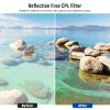 NEEWER 43mm ND Lens Filter Kit: UV, CPL, FLD, ND2, ND4, ND8, Lens Hood and Lens Cap Compatible with Canon Nikon Sony Panasonic DSLR Cameras with 43mm Lens view 3