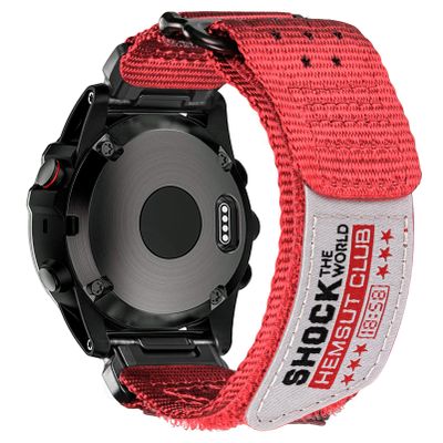 20mm Quick Fit Nylon Strap for Garmin Fenix 5S/5S Plus/6S/6S Pro/7S/8S (43mm) & Instinct 2S/2S Solar (40mm) - Breathable Adjustable Sports Band with Metal Buckle.