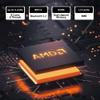 AXEMOORE Mini PC, Gaming Desktop Computer with AMD Ryzen 5 5500U, 6C/12T, 16G DDR4+512GB M.2 NVMe SSD, 1000Mbps, WiFi 6, BT 5.2, Dual HDMI, Type-C, Win11 Pro (4700U) view 3