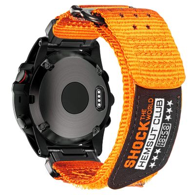20mm Quick Fit Nylon Strap for Garmin Fenix 5S/5S Plus/6S/6S Pro/7S/8S (43mm) & Instinct 2S/2S Solar (40mm) - Breathable Adjustable Sports Band with Metal Buckle.