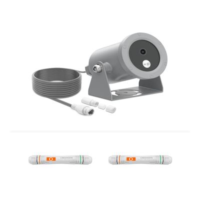 LINOVISION 4K Ultra HD Underwater Camera with 2600ft Long Distance POE Transmission, Anti-Corrosion Designed, Intuitive Web GUI and Mobile APP, for Aquaculture Farms, Aquariums, Dams (33ft Cable)