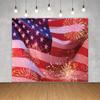 ZJRBJB 12x10ft Independence Day Backdrop Fireworks US Flag Veterans Day Photography Background 4th of July Patriotic Party Decorations Banner Photo Studio Props view 2