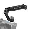 Aluminum Side Handgrip with Cold Shoe 1/4'' Thread 3/8'' ARRI Thread, Up and Down Adjustable and Cold Shoe Mount Camera Top Handle Bundle view 3