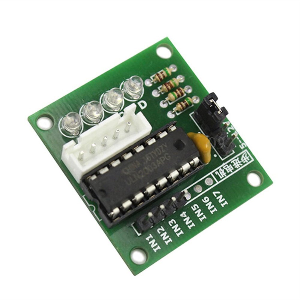 GRASAKY Model Geared 1set ULN2003 Driver Board + DC Gear Stepper Motor, 28BYJ-48 5V 4 Phase Motor for DIY Kit Rotating Torque (Size : ULN2003 Board)