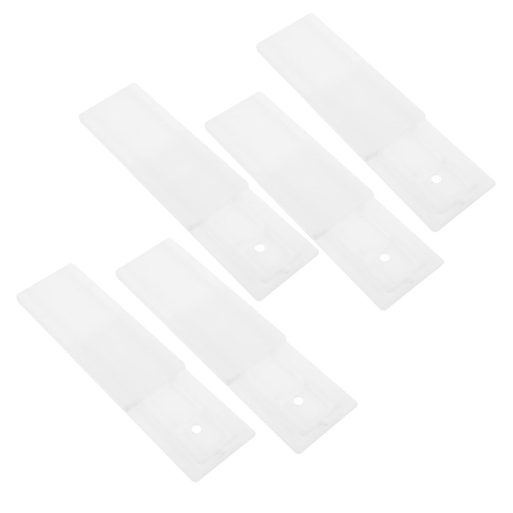 Angoily 5pcs Self Adhesive Power Strip Holder Wall Power Strip Plugs Holder for Electronic Devices