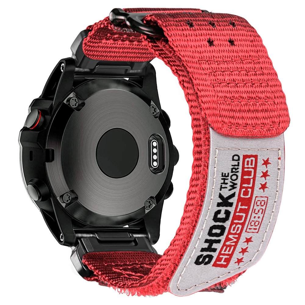 20mm Quick Fit Nylon Strap for Garmin Fenix 5S/5S Plus/6S/6S Pro/7S/8S (43mm) & Instinct 2S/2S Solar (40mm) - Breathable Adjustable Sports Band with Metal Buckle.