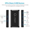 USB 3.0 Switch Hub Selector 2 PCs Sharing 4 Devices for Keyboard Mouse Printer view 4