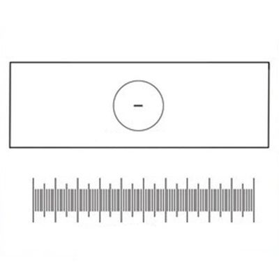 JOEBO Microscope Kit 0.01mm Microscope Stage Calibration Slide Stage Micrometer Microscope Lens Adapters