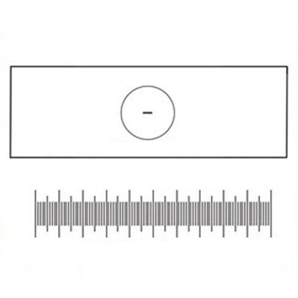 JOEBO Microscope Kit 0.01mm Microscope Stage Calibration Slide Stage Micrometer Microscope Lens Adapters
