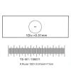 JOEBO Microscope Kit 0.01mm Microscope Stage Calibration Slide Stage Micrometer Microscope Lens Adapters view 2