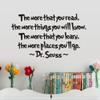 Kids Room Decals Inspirational Quotes Baby Bedroom Wall Stickers Nursery Decor,Dr.Seuss Saying Decals view 1