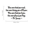 Kids Room Decals Inspirational Quotes Baby Bedroom Wall Stickers Nursery Decor,Dr.Seuss Saying Decals view 4
