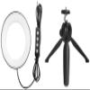 SXAYTLH Live Fill Light,Ring Light 6-inch Fill Light Dedicated Desktop Indoor Computer Anchor Beauty Big Aperture Separate Lamp, Black view 4