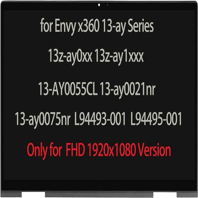 13.3" LCD Screen Replacement Compatible with HP Envy x360 13-ay 13-ay0008na Display Assembly