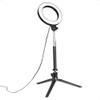 SXAYTLH Live Fill Light,Ring Light Live Fill Light, Mobile Phone Bracket, LED Ring Light, Selfie, Anchor, Tripod, Live Light, 1.2m, Black view 1