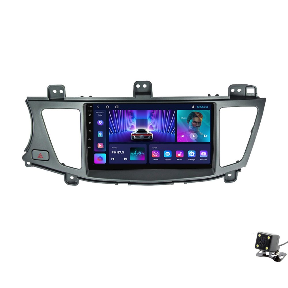 ADMLZQQ Double Din Car Stereo Multimedia with Bluetooth and 9" Touchscreen Android 12 for KIA K7 Cadenza 2011-2012,with GPS/Car-Play Android/SWC/Backup Camera/Mirror Link/4G WiFi,M95s
