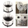 1 Pair NAB Hub Adapters Professional Polished Aluminum Alloy 10 Inch Opener for Studer for Akai for Grey (Silver) view 2