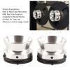 1 Pair NAB Hub Adapters Professional Polished Aluminum Alloy 10 Inch Opener for Studer for Akai for Grey (Silver) view 4