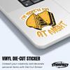 (3Pcs) I'm Make'n Em at Night Sticker Funny Grilled Cheese Quote Meme Trending Decal 3" Waterproof Vinyl Decal Sticker Laptop, Water Bottles, Phone, Kindle Merchandise Decor Decal Gifts 3 Inches view 2